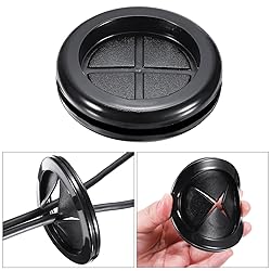 uxcell Rubber Grommet Round Double-Sided Mount Dia