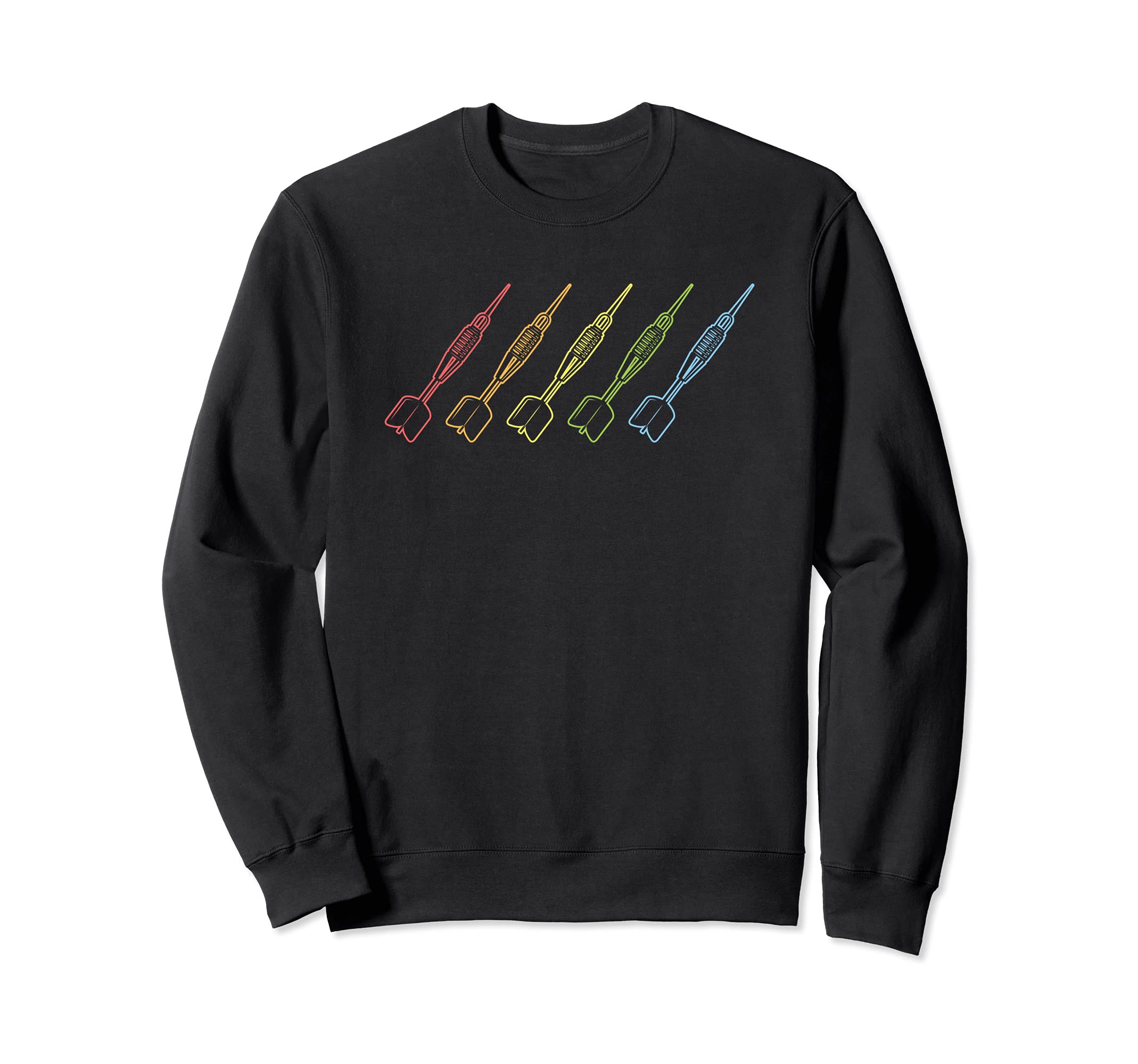 Rainbow darts unique darts player Sweatshirt