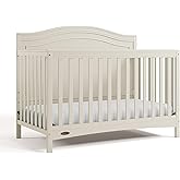 Graco Paris 4-in-1 Convertible Crib – GREENGUARD Gold Certified, Converts to Toddler Bed and Daybed, Fits Standard Full-Size 
