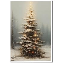CCWACPP Christmas Canvas Wall Art Santa Claus Pictures...