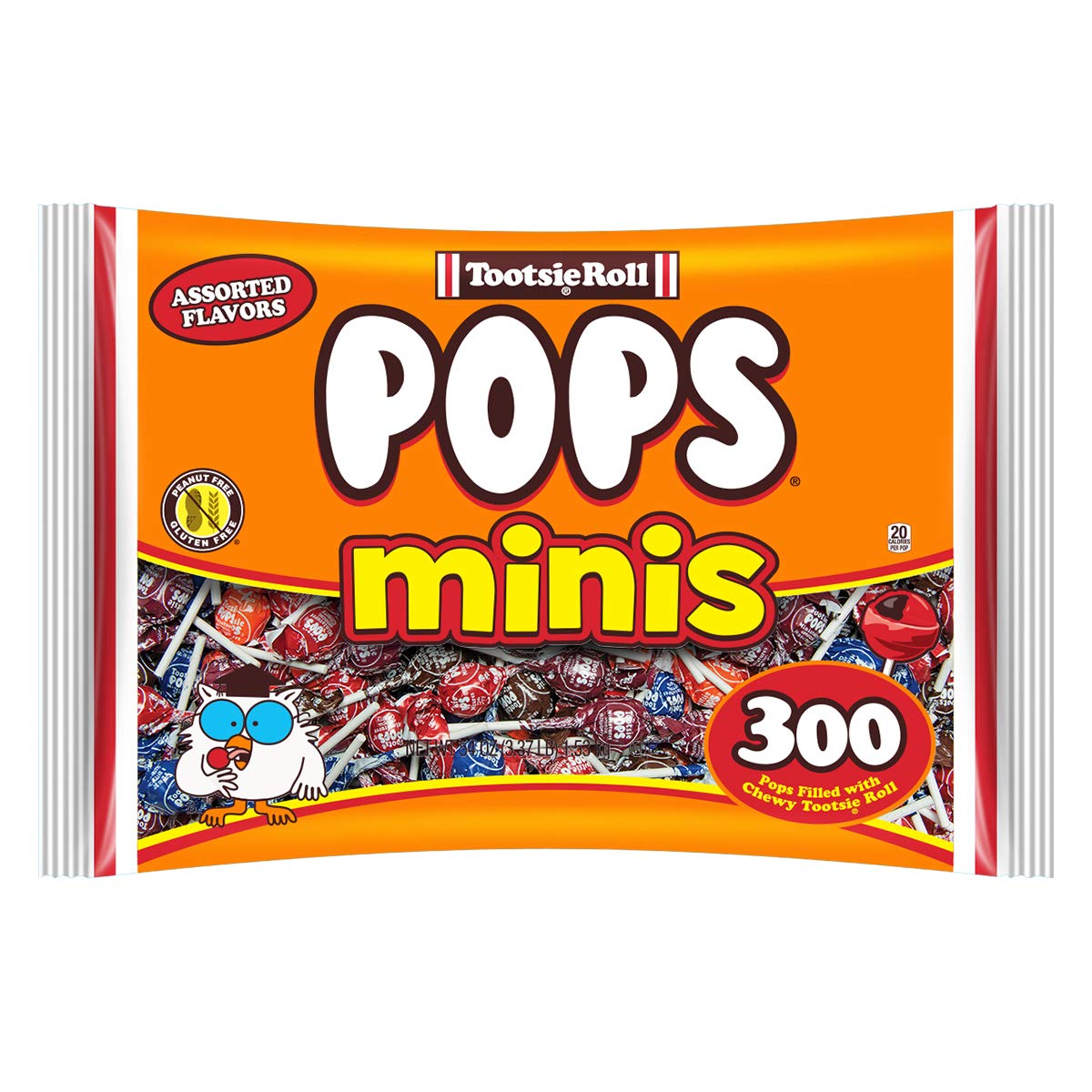 Charms Minipops 12 Assorted Flavors 300 Mini Pops in a