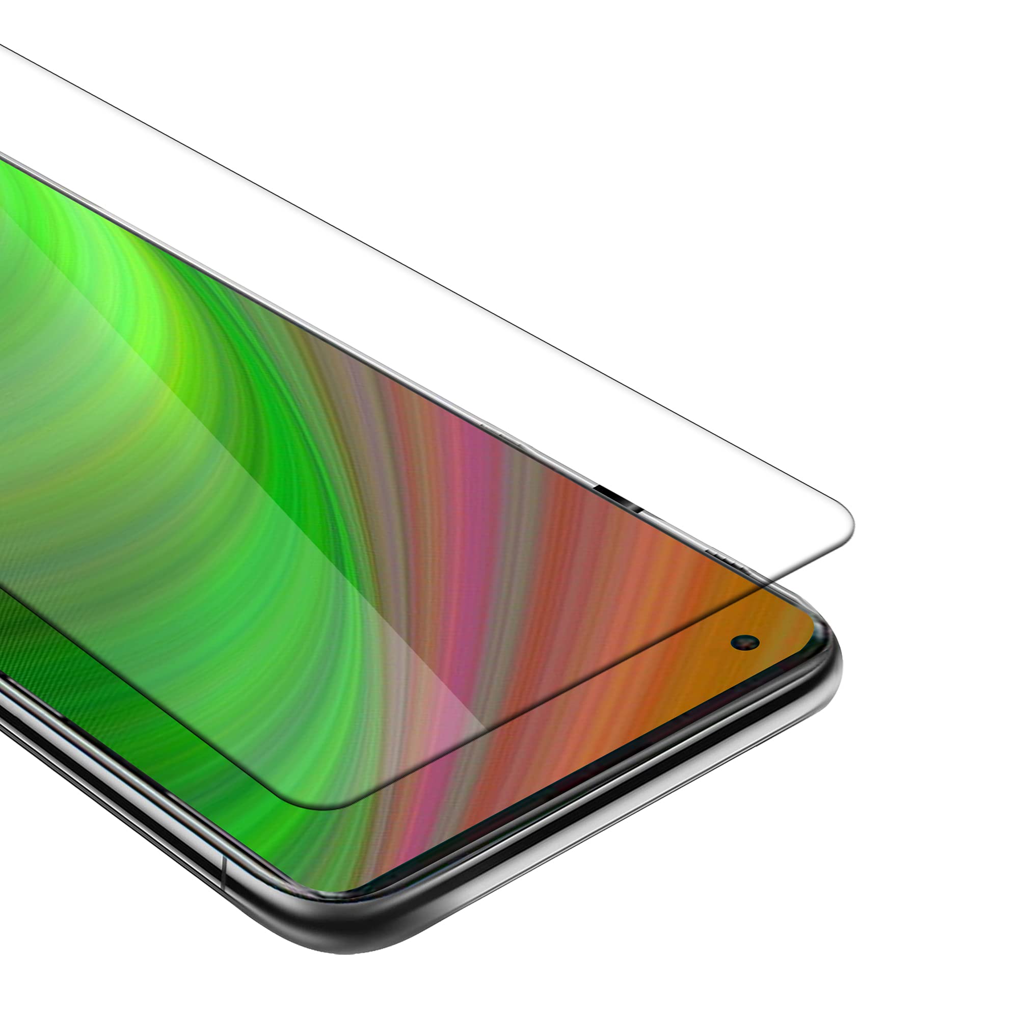 cadorabo Tempered Glass compatible with Xiaomi Redmi Note 9 in HIGH TRANSPARENCY - Screen Protection 3D Touch compatible with 9H Hardness - Bulletproof Display Saver