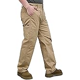 BOCOMAL FR Stretch Pants for Men Lightweight Ripstop Relaxed Casual Style Water Repellent Finish Flame Resistant Work Jeans