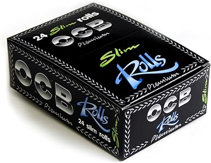 OCB Premium Rolls - Caja con rollos de papel de fumar, 24 unidades: Amazon.es: Belleza