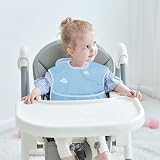 Little Dimsum Baby Bibs 3 Pack Waterproof Adjustable Closure Pocket view 6