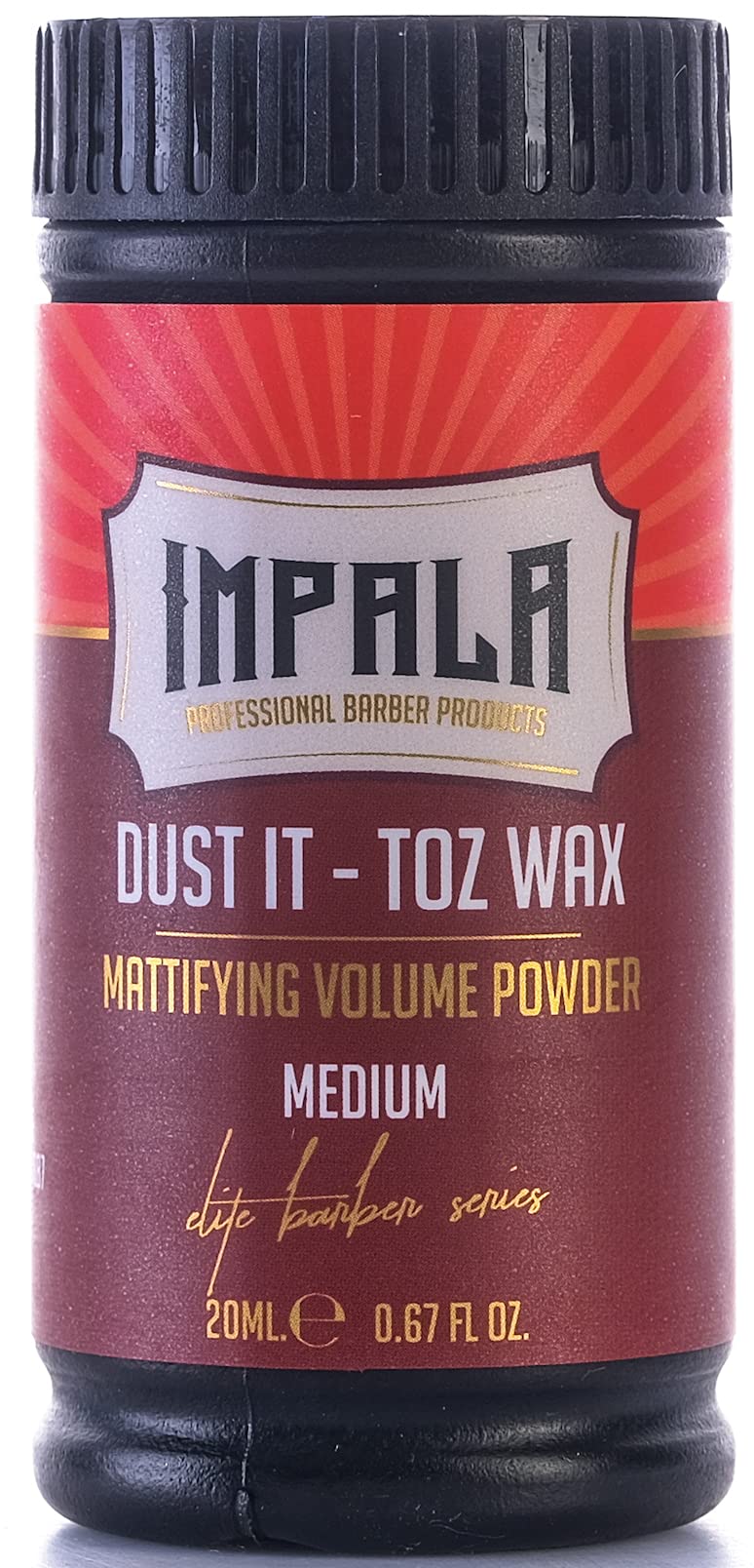 impala Hair Styling Texturising Powder - Instant Volume, Thickening and Style for All Hair Types, with Strong Matte Finish - Medium Hold 20g - Pack of 1