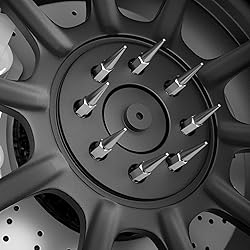 DYNOFIT 14mmx1.5 Wheel Spike Lug Nuts, 32 x Chrome