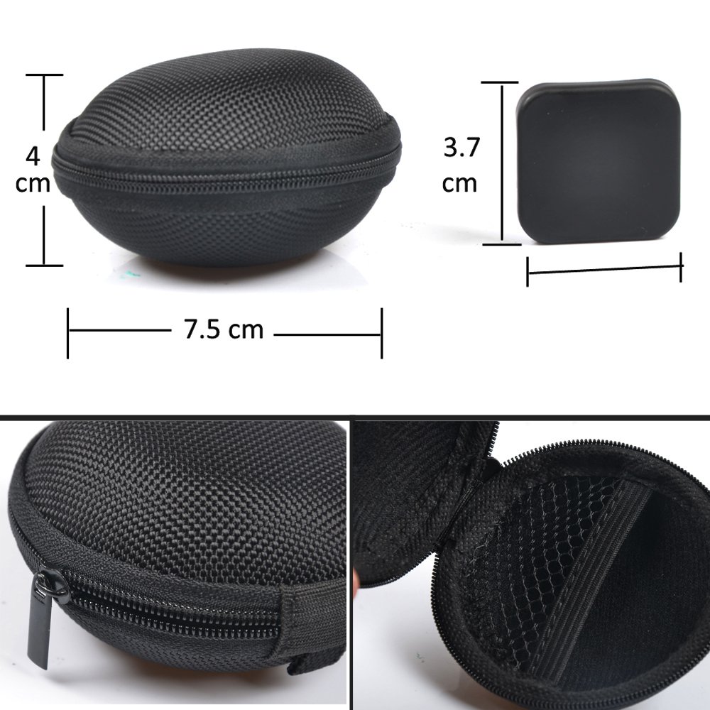 MyArmor Storage Case Shell Protective Carry Shockproof Bag + Anti-scratch Protective Lens Cover Cap for Gopro Hero4/Hero5 Session