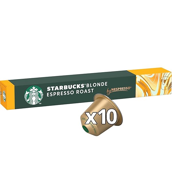 STARBUCKS – BLONDE ESPRESSO ROAST BY NESPRESSO – 10 CAPSULES