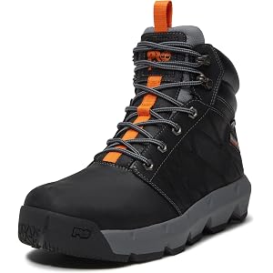 Timberland PRO Men's Morphix 6 Inch Composite Safety Toe Waterproof Gripmax Slip Resistant Work Boot