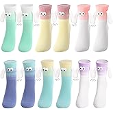 Jspupifip Magnetic Holding Hands Socks - Funny Hand in Hands Socks Unisex Novelty Gifts for Men,Women,Teens,Couples,Friends
