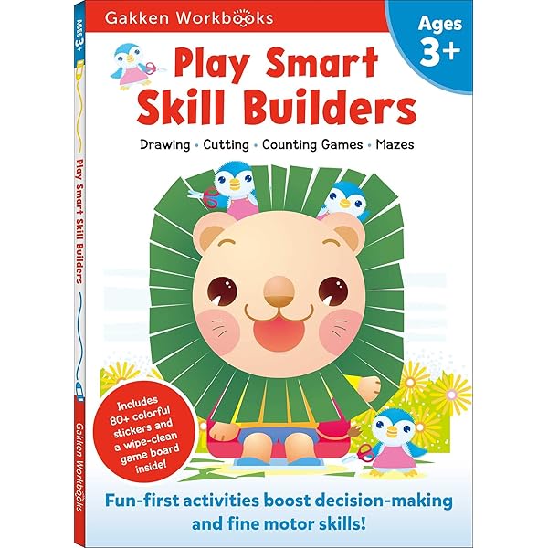 Play Smart Brain Boosters Age 3+: Preschool Activity Workbook with