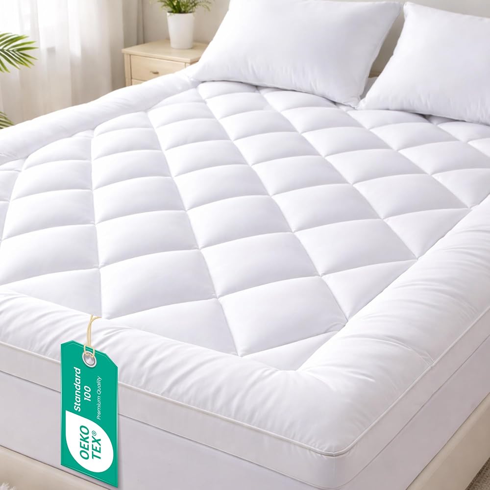 Linens World Mattress Topper Double Bed 10cm Thick 1200GSM 137x190cm