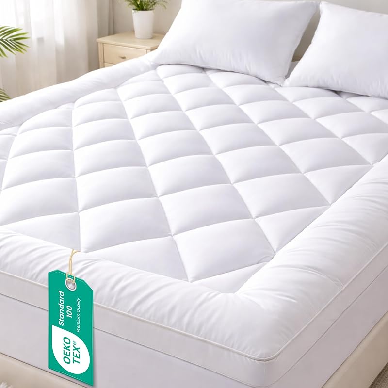 Linens World Mattress Topper Double Bed 10cm Thick 1200GSM 137x190cm