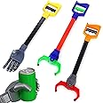 Interactive Toy Grabber, Robot Hand and Robotic Claw, 3 Pc Set, Fun Early Learning and Hand-Eye Coordination Play, Long 18 Inch Arm, Strong Grasping Tool