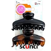 Scunci No Slip Jaw Clip - 2 Pcs
