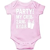 AW Fashions Party! My Crib, 2 AM, B.Y.O.B. Baby Bodysuit Cute Newborn Baby Girl or Boy Clothes Romper