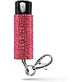 Guard Dog Security Bling it On Pepper Spray Keychain with Safety Twist Top Mini and Easy Carry Lightweight and Fashionable Maximum Police Strength OC Spray 16 Feet Range 0.5 fl oz