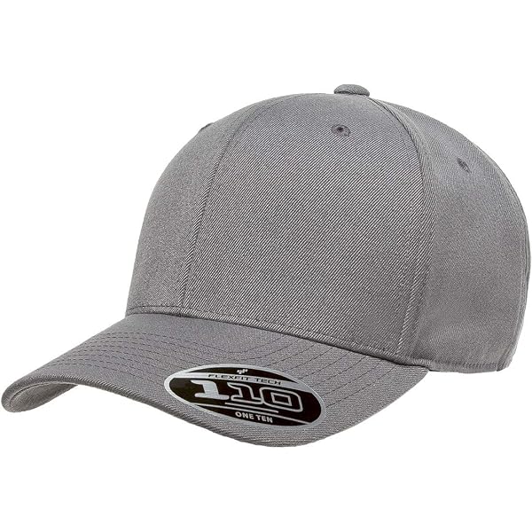 Flexfit 110 Cool & Dry Athletic Cap Hat, White, One Size at Amazon