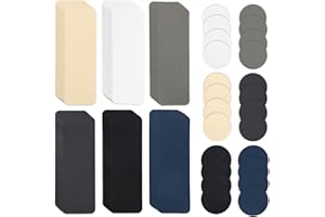 72pcs Shoe Hole Repair Patch Kit, Self-Adhesive Heel & Toe Repair Patches Wear Resistant Inserts for Sneaker and Mesh Shoes (