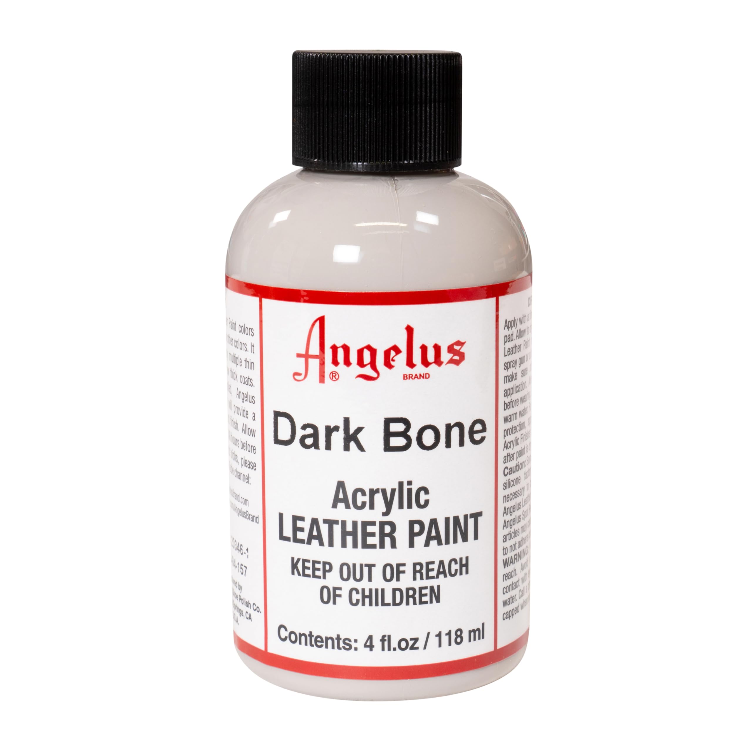 Angelus Leather Paint 4 Oz Dark Bone