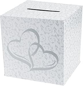 Caja para sobres de boda con corazones – Fun Express: Amazon.es: Hogar