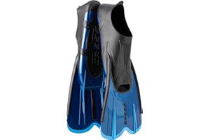 Cressi Adult Short Light Swim Fins with Self-Adjustable Comfortable Full Foot Pocket - Perfect for Traveling - Agua Short: Made in Italy