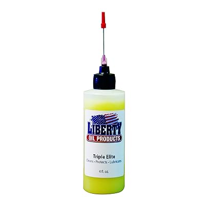 Triple Elite Liberty Oil, 4oz Bottle of the Best Oil for Lubricating Clocks. Restores and Loosens Clock Movements