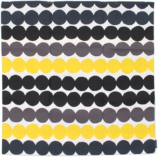 Amazon Co Jp マリメッコ Marimekko ラシィマット クッションカバー 50 50cm ホワイト ブラック イエロー Rasymatto 191 並行輸入品 ホーム キッチン