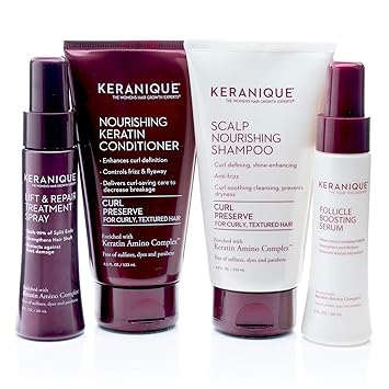 Amazon Com Keranique Thicker Fuller Hair 30 Days Kit With Keratin
