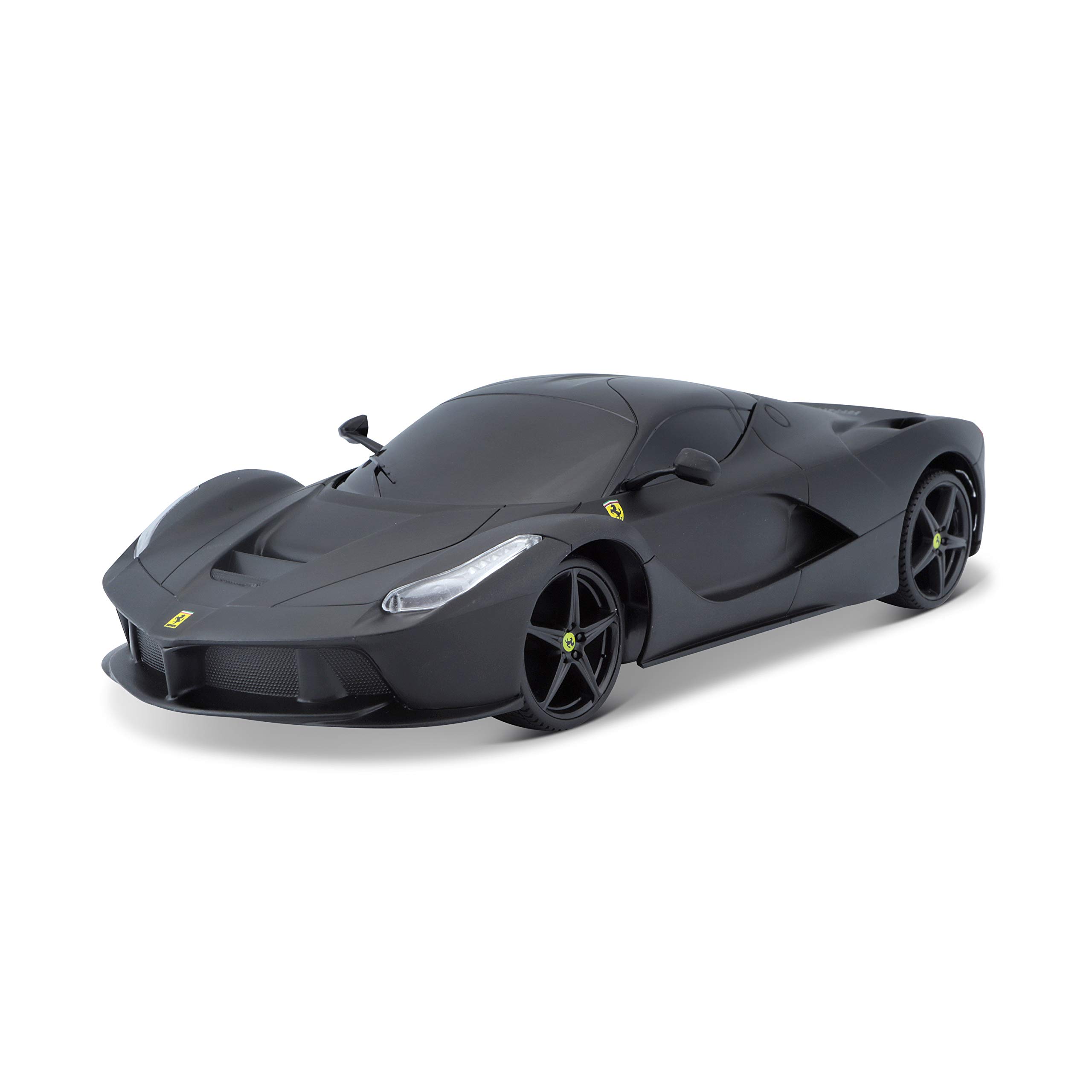 Maisto Tech R/C Ferrari LaFerrari: 1:24 Scale Remote Control Car, 2.4 GHz, with Pistol Grip Control, from 5 Years, 20 cm, Matte Black (581530-2)