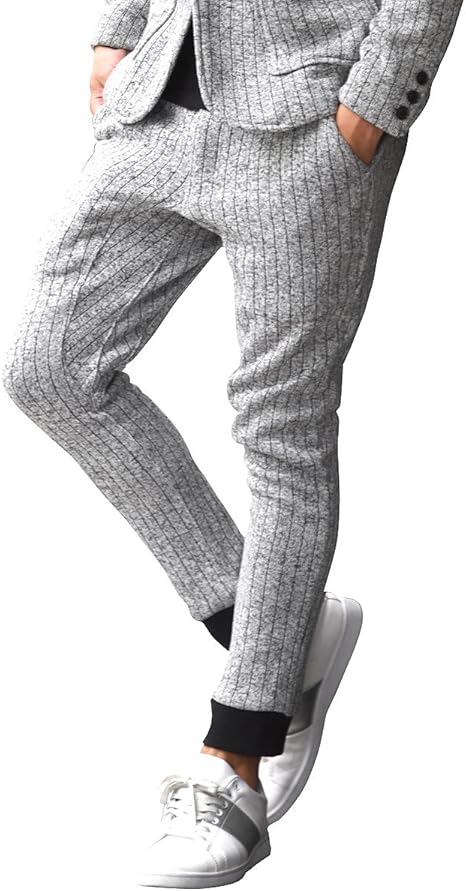 Amazon ジョーカーセレクト Joker Select ジョガーパンツ メンズ スウェットパンツ ニット フリース テーパード ジョガー パンツ スキニーパンツ S ジョガー グレー ストライプ ジャージボトム 通販 Amazon ジョーカーセレクト Joker Select ジョガーパンツ メンズ スウェットパンツ ニット フリース テーパード ジョガー パンツ スキニーパンツ S ジョガー グレー ストライプ ジャージボトム 通販