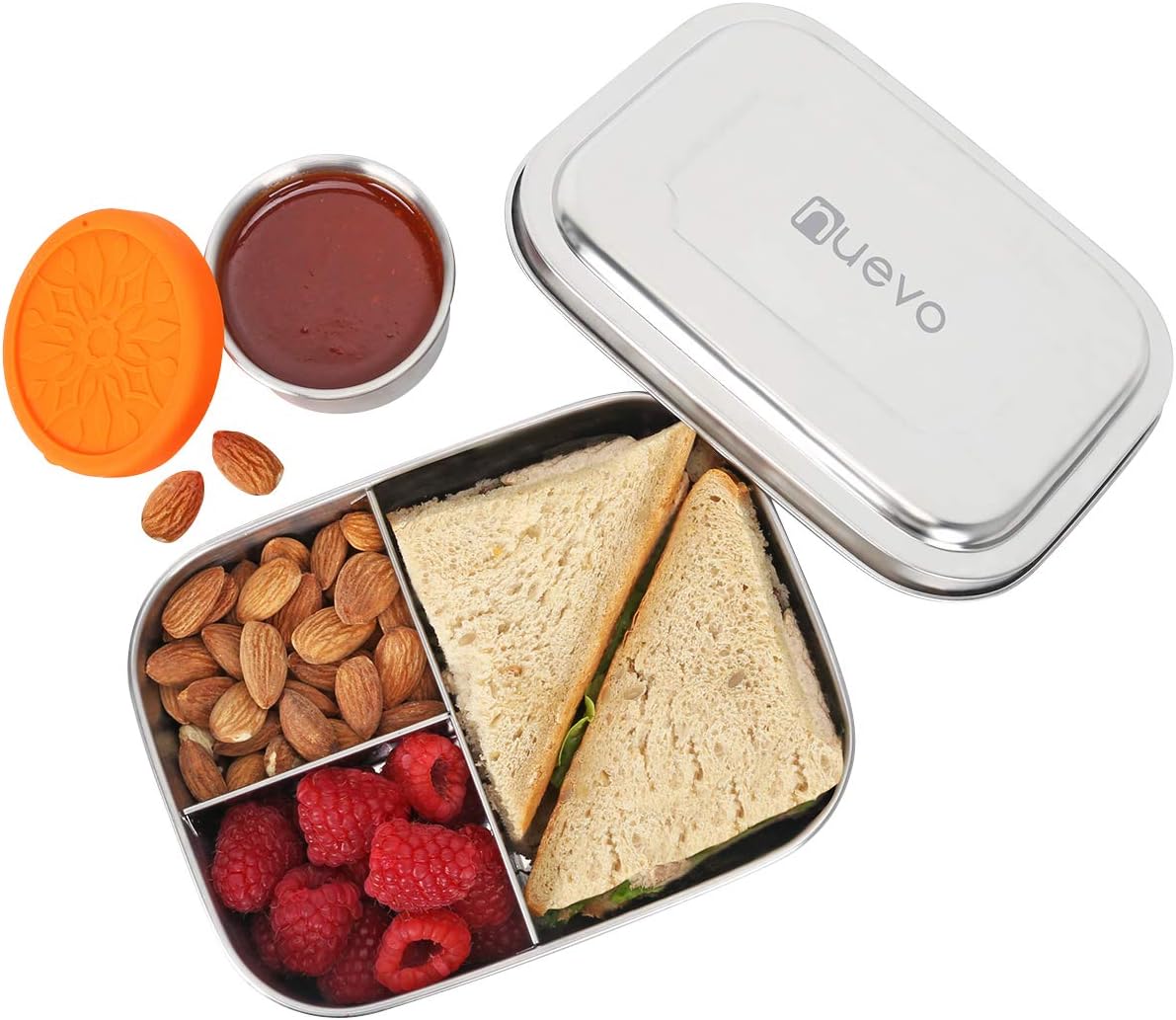 Inoxlife Caja Bento de acero inoxidable para niños: Amazon.es ...