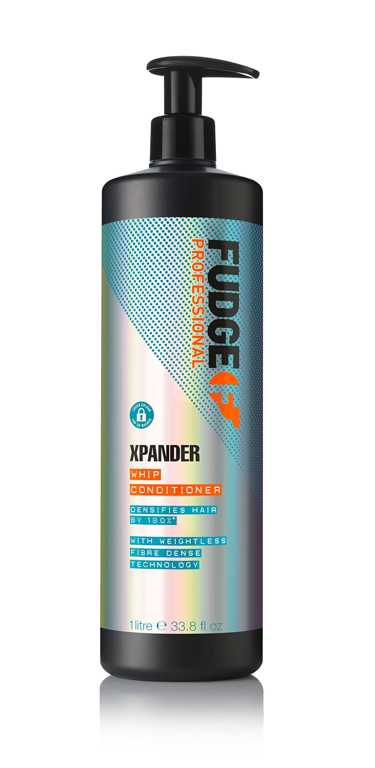 Fudge Professional Xpander Volumizing Conditioner, Bulk Size, 180 Percent Denser Hair, for Fine, Flat Hair, Colour-Lock and Bond Repair Technology, 1 Litre