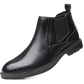 Arkbird Chelsea Boots for Men Genuine Leather Oxford Casual and Formal Ankle Dress Boot