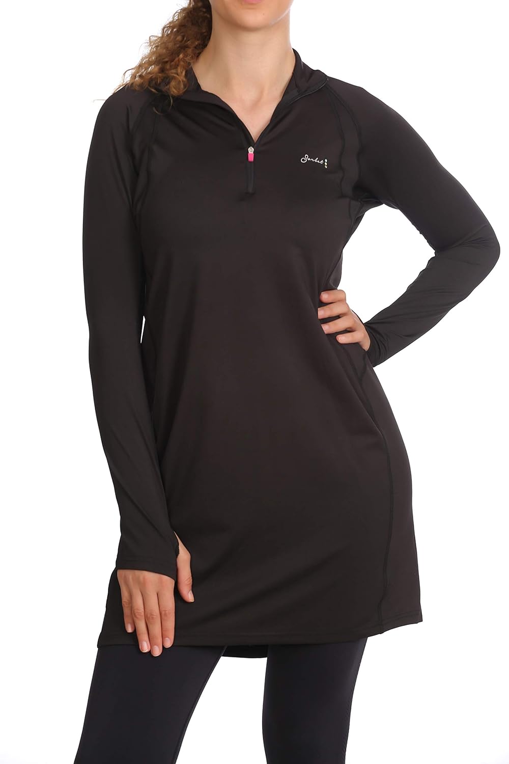 Sorbet Women Sport Workout Top LongSleeve Loose fit Long Active Wear