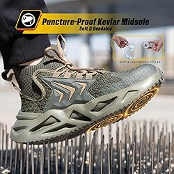 Steel Toe Shoes for Men Women Composite Toe Work