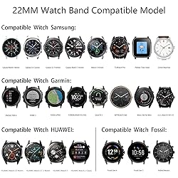 Geageaus 22mm Bands Compatible with Samsung Galaxy