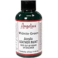 Angelus Acrylic Leather Paint, 4 oz, Midnight Green