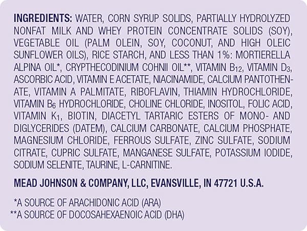 ENFAMIL GENTLEASE READY TO FEED BABY FORMULA, EASES GAS, FUSSINESS, CRYING & SPIT-UP IN 24 HOURS, READY TO USE 8 FL OZ, PACK OF 6, TOTAL 48 FL OZ