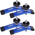 UTOOL 4 Pack T-Track Hold Down Clamps Kit, 6-1/3" L x 1-1/5" Width, Heavy Duty Anodized Clamps for Woodworking, Starlight Blue