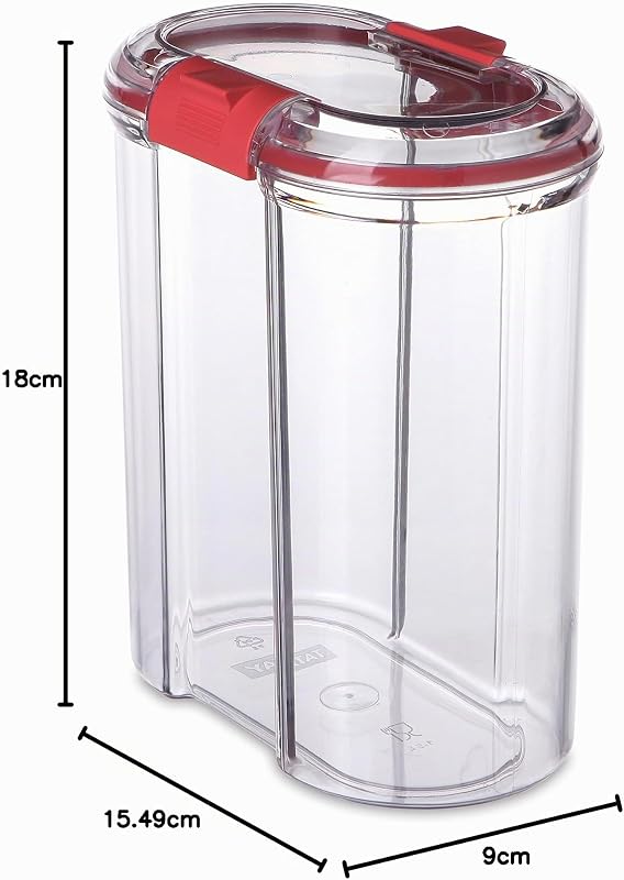 Tarro de Cocina Cierre Hermético Plástico Libre de BPA