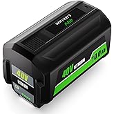 M2CSMK 10.0Ah High Capacity Replacement for Ryobi 40V Battery OP4026 OP4030 OP4040 OP4050 OP4060 OP4075, Compatible with Ryobi 40 Volt Cordless Power Tools