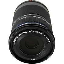 Olympus M. 40-150mm F4.0-5.6 R Zoom Lens (Black) for Olympus and