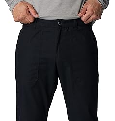 Columbia Men's Flex ROC Utility Pant, Black, 34 x 34