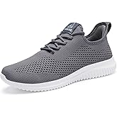 VAMJAM Men's Running Shoes Ultra Lightweight Breathable Walking Shoes Non Slip Athletic Fashion Sneakers Mesh Workout Casual Sports Shoes