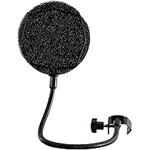 Melon Audio Pop Filter for Microphone - Sponge Layered Pop Wind