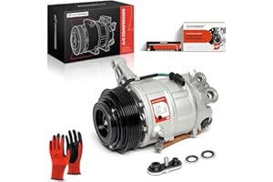 A-Premium Air Conditioner AC Compressor with Clutch Compatible with Buick LaCrosse 3.6L 2012-2012, Cadillac SRX 2012-2016, PX