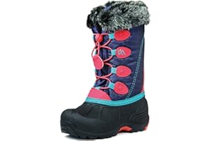 ICEFACE Snow Boots Kids Waterproof Durable and Slip Resistant Winter Snow Boots for Boys and Girls with Insulated Fleece Lining Perfect for Snowy Adventures Ideal Snow Boots toddler to Keep Feet Warm and Dry