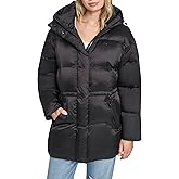 Champion womens Cinch Waist Quilted Puffer Jacket